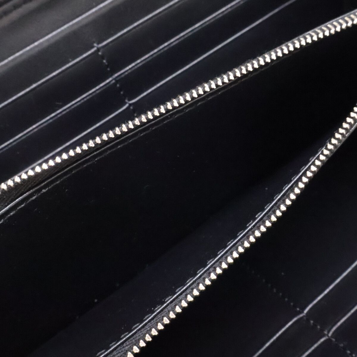 Celine Large Zip Wallet Triomphe Embossed Calfskin — view 8