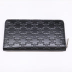 Celine Large Zip Wallet Triomphe Embossed Calfskin — view 6