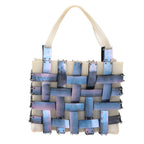 Bottega Veneta Shell Plate Intrecciato Vinyl Tote