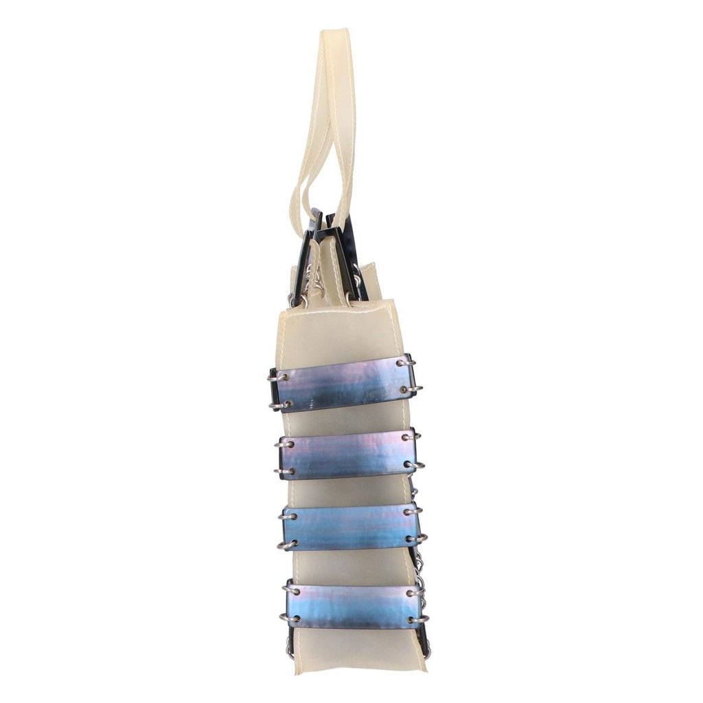Bottega Veneta Shell Plate Intrecciato Vinyl Tote — view 4