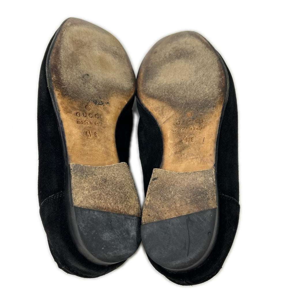 Gucci Suede Horsebit Loafers — view 7