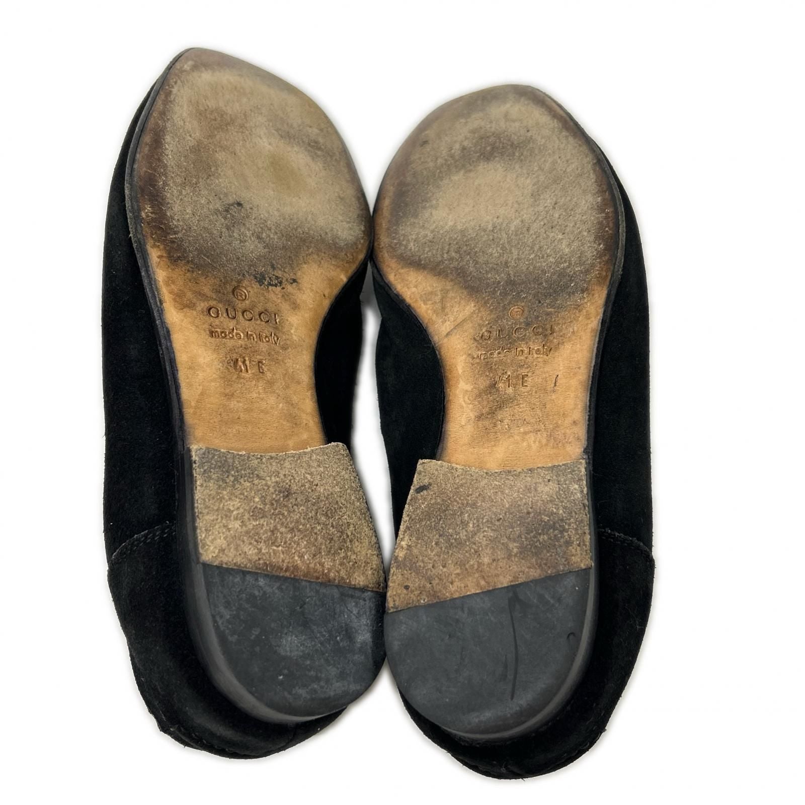 Gucci Suede Horsebit Loafers — view 7