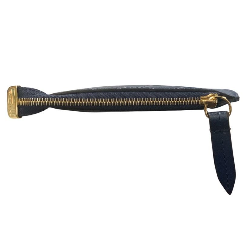 Gucci Guccissima Coin Case Key Navy GG Pattern — view 5