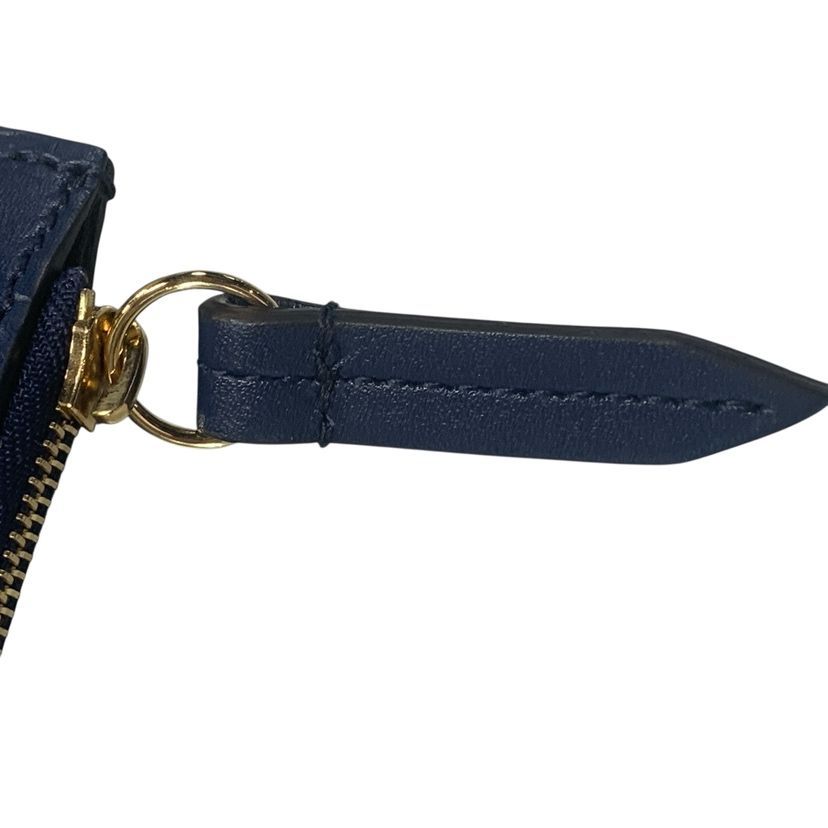 Gucci Guccissima Coin Case Key Navy GG Pattern — view 6