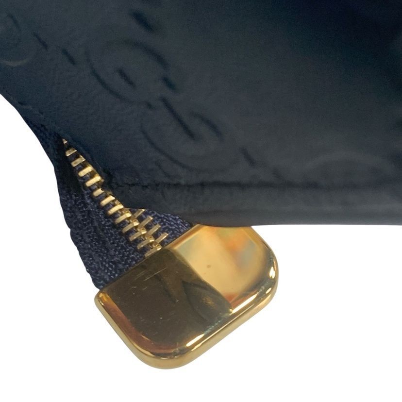Gucci Guccissima Coin Case Key Navy GG Pattern — view 7