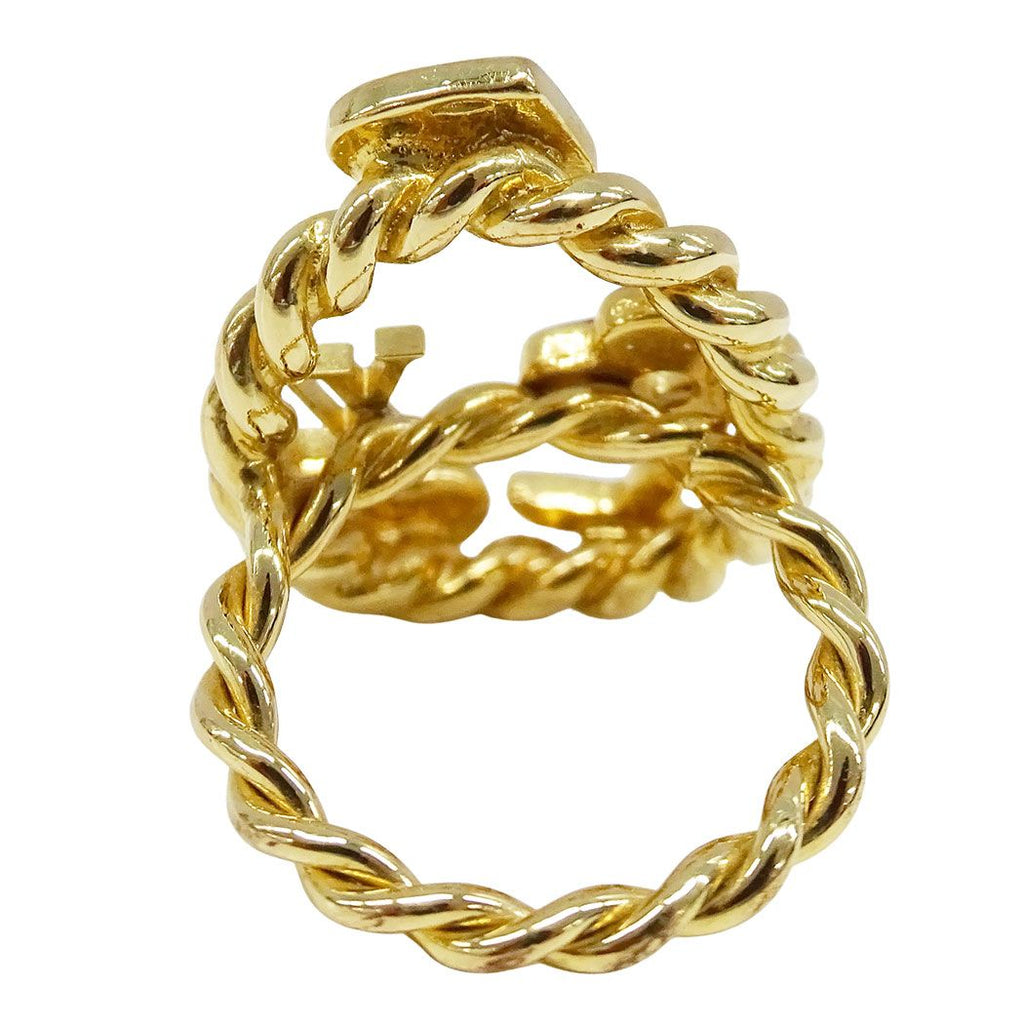 Louis Vuitton Ring Bark Sweet Monogram Gold Multicolor Large Logo Presence — view 4
