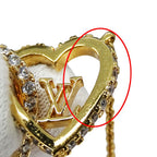 Louis Vuitton Necklace Rhinestone My LV Love Gold Logo — view 7