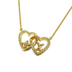 Louis Vuitton Necklace Rhinestone My LV Love Gold Logo