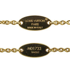 Louis Vuitton Necklace Rhinestone My LV Love Gold Logo — view 6