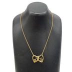 Louis Vuitton Necklace Rhinestone My LV Love Gold Logo — view 5