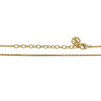 Louis Vuitton Necklace Rhinestone My LV Love Gold Logo — view 4
