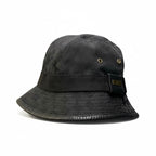 Gucci Gold Plate GG Canvas Bucket