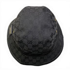 Gucci Gold Plate GG Canvas Bucket — view 6