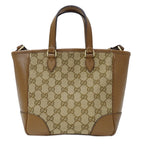 Gucci 2-Way Shoulder Bag GG Canvas Brown Beige Going Out Crossbody Simple — view 2