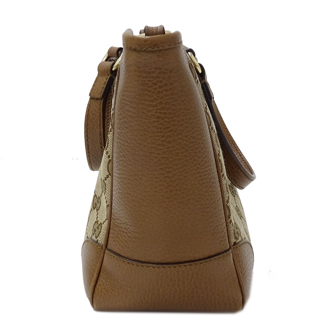 Gucci 2-Way Shoulder Bag GG Canvas Brown Beige Going Out Crossbody Simple — view 4