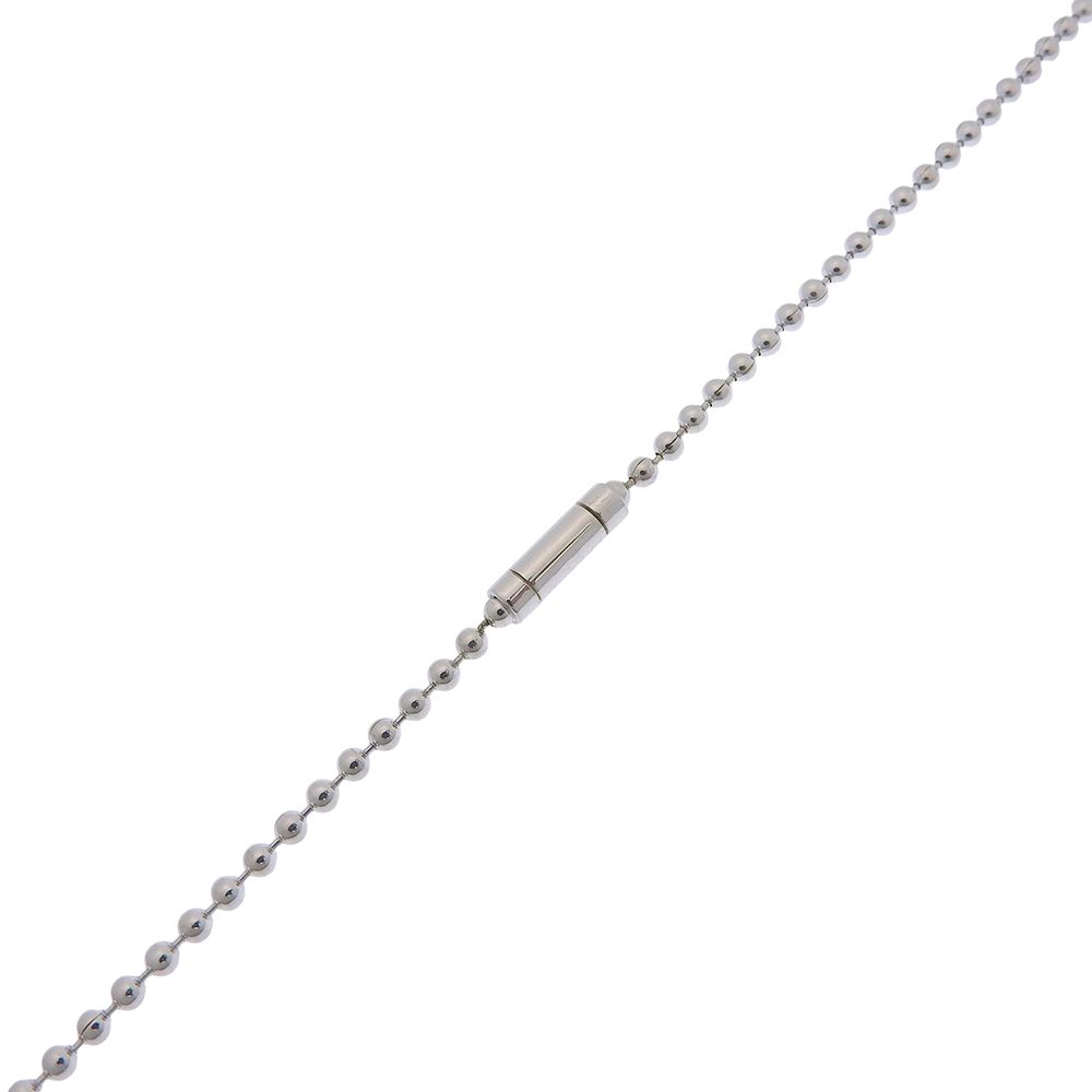 Gucci Dog Tag Ball Chain 925 Sterling Silver Necklace — view 5
