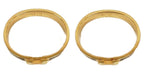 Hermes 01 Click Bracelet Bangle Gold Black — view 4
