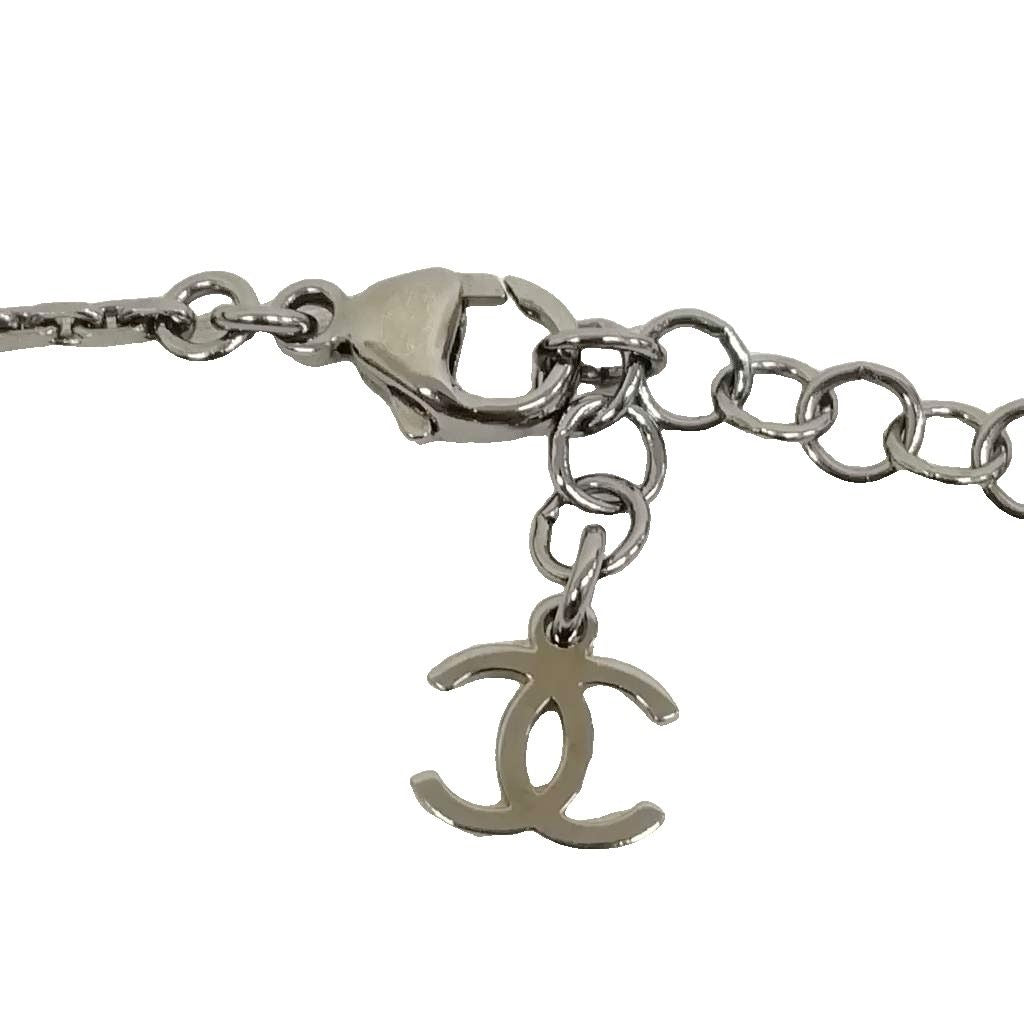 Chanel 25 a Butterfly CC Logo Bracelet Metallic Black — view 4