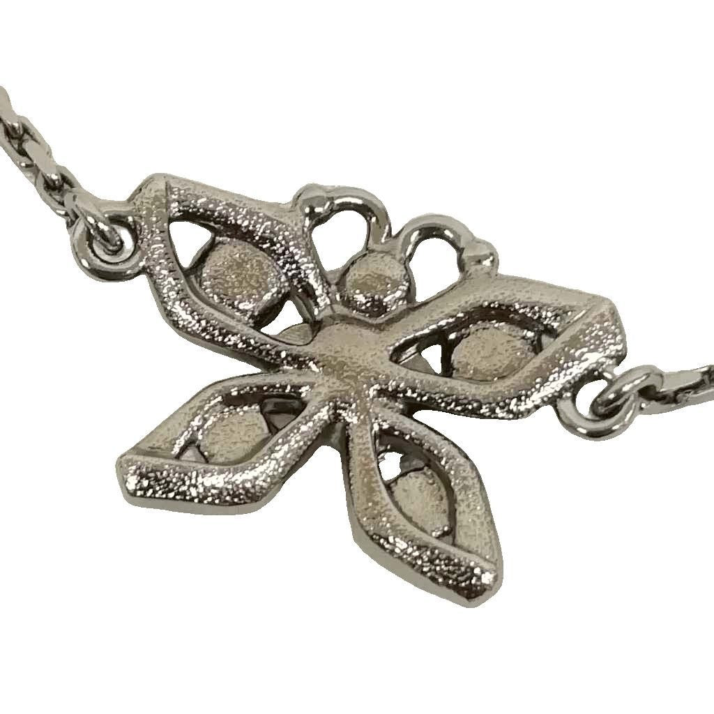 Chanel 25 a Butterfly CC Logo Bracelet Metallic Black — view 3