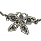 Chanel 25 a Butterfly CC Logo Bracelet Metallic Black — view 2