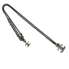 Chanel Necklace CC Logo Silver — view 4