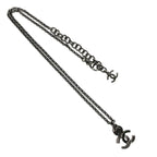 Chanel Necklace CC Logo Silver — view 5