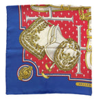 Hermes Scarf Carre 90 Selles a Housse Blue Saddle Cover — view 3