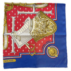 Hermes Scarf Carre 90 Selles a Housse Blue Saddle Cover — view 6