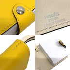 Hermes Ulysse Nano Charm Jo Nunapur Nata Yellow Verso with Sticky Notes — view 3