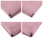 Hermes Calvi Duo Mauve Sylvestre Pink Silver Chevre Coin Case Card — view 3