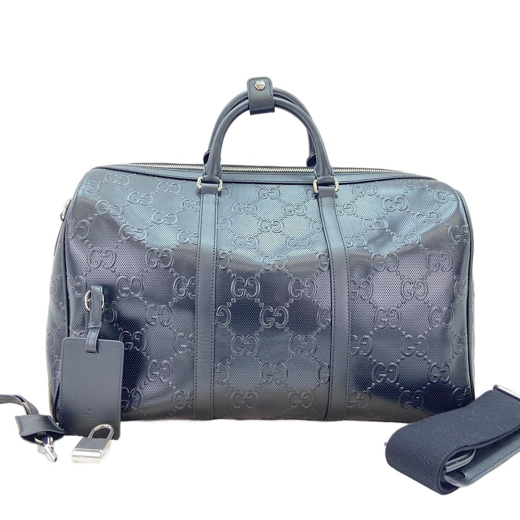 Gucci Boston Bag GG Emblem