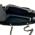 Chanel Grand Shopping Tote GST Quilted CC Logo Caviar Leather Black — view 9