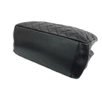 Chanel Grand Shopping Tote GST Quilted CC Logo Caviar Leather Black — view 8