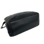 Chanel Grand Shopping Tote GST Quilted CC Logo Caviar Leather Black — view 7