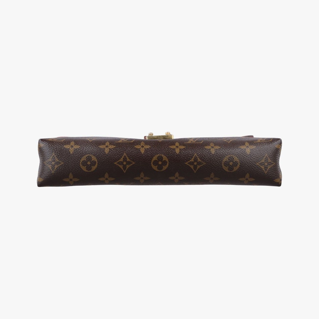 Louis Vuitton Pallas Chain Monogram Brown Poppy Petal Canvas Calf Leather — view 3