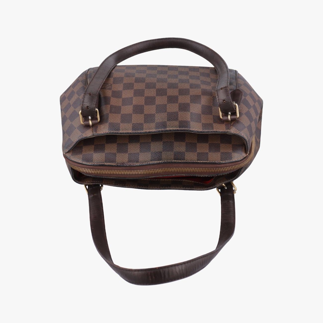 Louis Vuitton Belem MM Ebene Damier Canvas Handbag — view 8