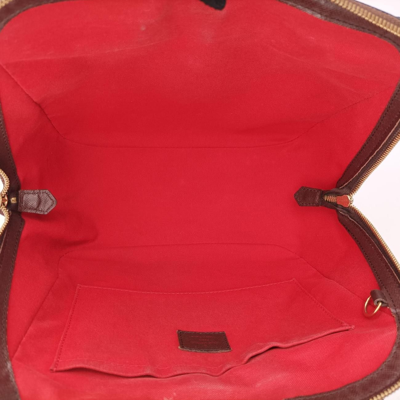 Louis Vuitton Belem MM Ebene Damier Canvas Handbag — view 9
