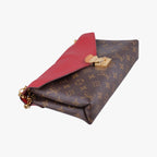 Louis Vuitton Pallas Chain Monogram Brown Cerise Canvas Calf Leather Handbag — view 5
