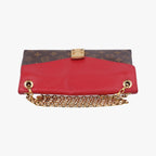 Louis Vuitton Pallas Chain Monogram Brown Cerise Canvas Calf Leather Handbag — view 8
