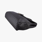 Bottega Veneta Intrecciato Black Lambskin Handbag — view 4
