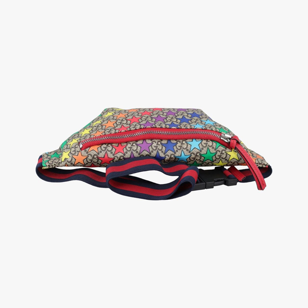 Gucci Kids Line Children Star Beige Multi Canvas Handbag — view 8
