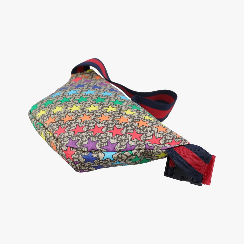 Gucci Kids Line Children Star Beige Multi Canvas Handbag — view 6