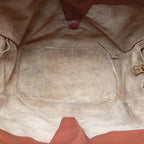 Loewe Hammock Small Brown Beige Leather Raffia Handbag — view 9