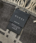 Gucci Shawl Scarf Brown — view 3