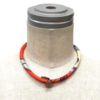 Hermes Petit Ash Bride de Soie Choker Necklace Bracelet Silk Orange — view 2