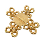 Chanel Cross Motif Pearl Vintage Brooch — view 3