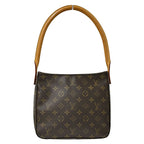 Louis Vuitton Monogram Shoulder Bag Looping MM Brown — view 2