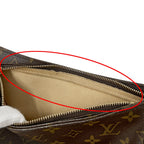 Louis Vuitton Monogram Shoulder Bag Looping MM Brown — view 7