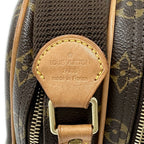 Louis Vuitton Monogram Shoulder Bag Reporter PM Brown — view 6