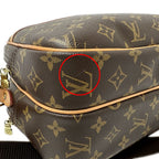 Louis Vuitton Monogram Shoulder Bag Reporter PM Brown — view 9